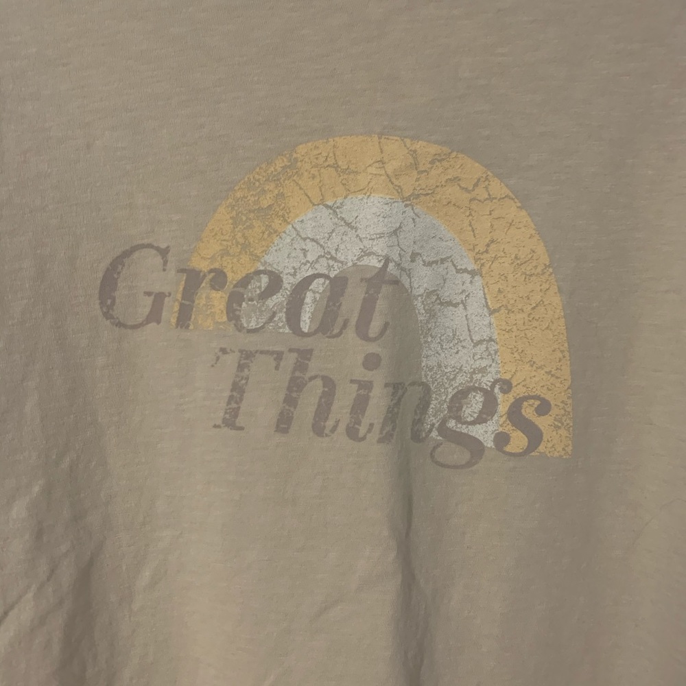 American Eagle Aerie oversized distressed t-shirt